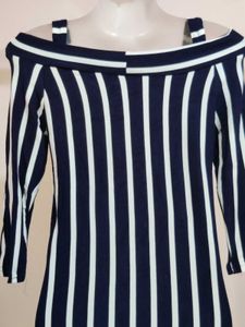 Striped Off-Shoulder Top