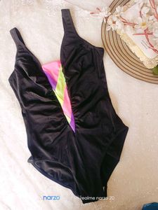Stylish Black One-Piece Swimsuit