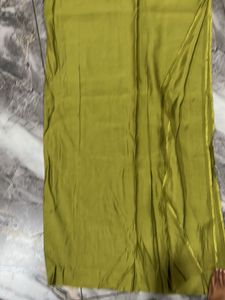 unstiched Elegant Kurta Set with Embellished Neckl