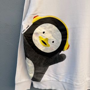 White 'gp' Sweatshirt