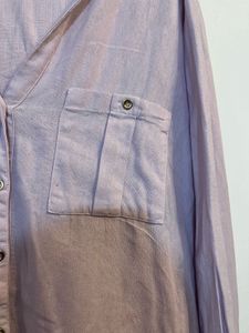 Zara  Linen Blend Button-Up Shirt