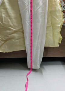 Men's Yellow Silk Kurta