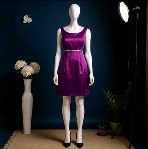 Elegant Purple Party Dress