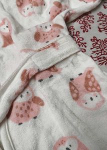 Carter's Cute Owl Print Baby Hoody Bath Gown