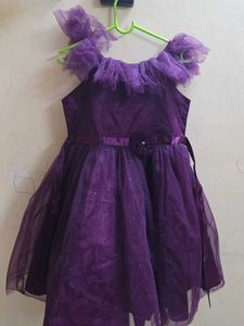 Sparkly Purple Princess Dress
