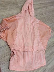Stylish Pink Hoodie Top