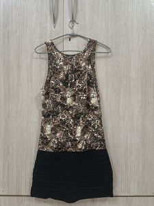 Animal Print Mini Dress