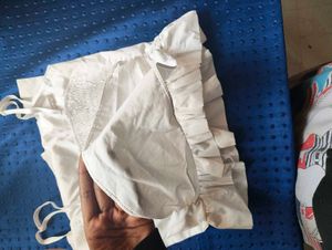 Chic White Bow Top