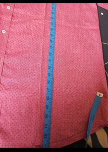 Men's Pink Printed Shirt