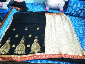 Royal Designer Saree Blouse Combo