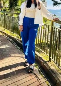 Blue Bonkers Corner Cargo Joggers
