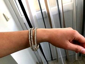 Primakr Sparkling Gold Tone Bracelet set