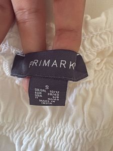 Primark Smocked Ruffle Crop Top