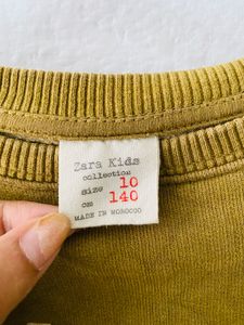 Olive Green “Have a Good Time” Oversized Sweatshir
