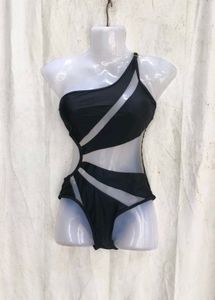 I. Chic Black One-Piece Swimsuit