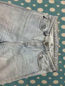 Light Wash Wide Leg Jeans