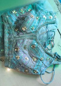 Stunning Embellished Lehe