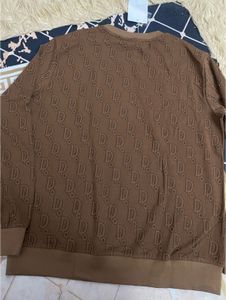 Brown Patterned T-Shirt
