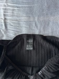Black Crop Top From Shein