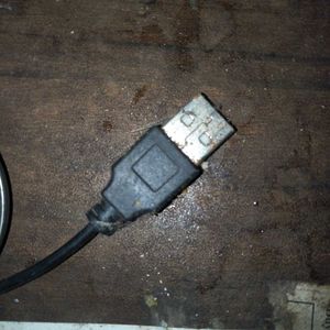 Black Optical Mouse working