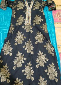 BIBA Women Cotton Straight Printed Suit Set