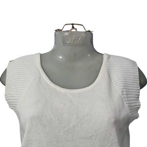 Chic Ribbed Sleeveless Top