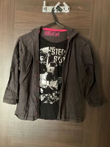 Rebel T-Shirt & Jacket Set