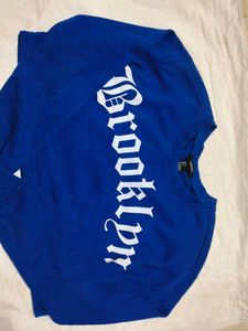 Blue Long Sleeve Sweatshirt