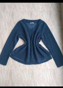 Cozy Textured V-Neck Top