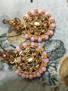 Stunning Jhumka Earrings with free bangles