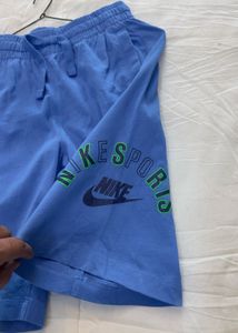 Nike Blue Graphic Shorts
