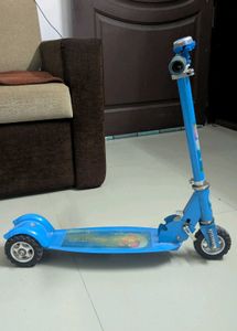 Blue 3-Wheel Kids Scooter