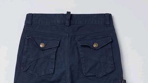 Navy Blue Cargo Pants