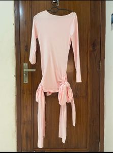 Pink Dress with Unique Tie Detail