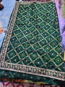Brand New Bandhani Saree with blouse