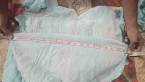 Beautiful Pink and Teal Kurta Set