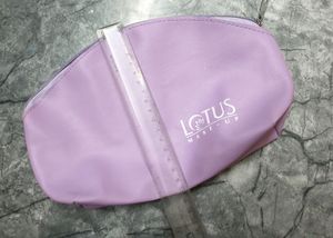Lotus Professional Makeup Pouch. Big Size. Lavender Colour