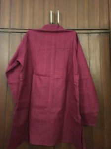 Men's Maroon Kurta