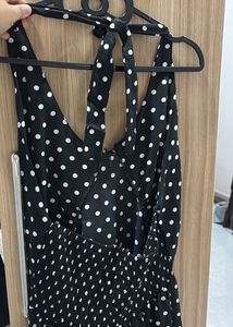 Polka Dot Halter Dress