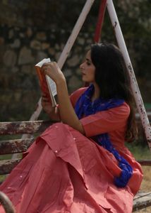Blue Leheriya Dupatta