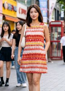 Boho Tie-Dye Sleeveless A-Line Dress