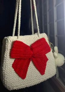 Crochet Bow Bag