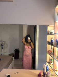Chic Pink Floral Maxi Dress