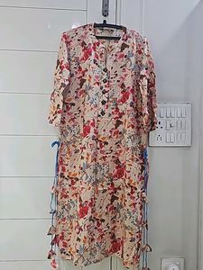 Indibelle Pink Plus Size Kurta Set XxL