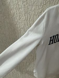 Hollister White Sweatshirt