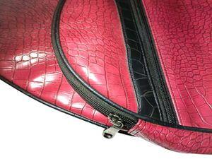 Rose Crocodile Embossed Backpack #002
