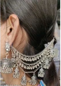 Simple Yet Striking Oxidized Stud Jhumkas...