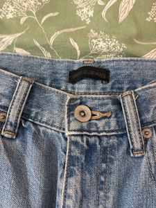 UNIQLO Distressed Light Wash Denim Jeans