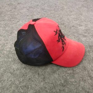 Salomon Red &amp; Black Graphic Trucker Cap