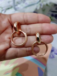 Rose Gold Hoop Earrings
